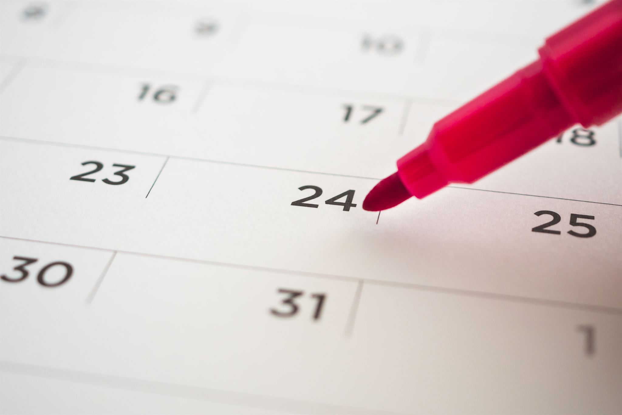 Checklist on clipboard